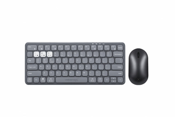 Volkanox Blaze Bluetooth Wireless Keyboard and Mouse Combo - Graphite