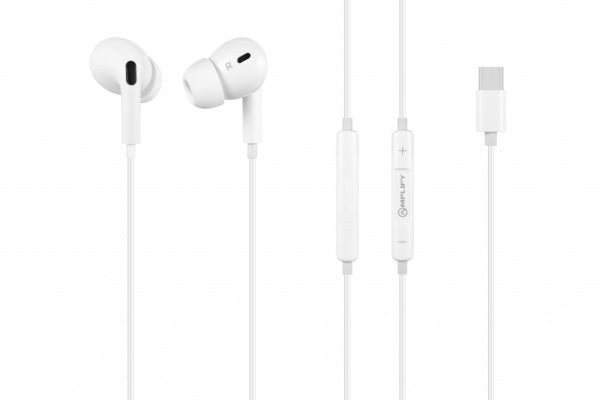 Earphones Wired Amplify Soundlink Type-C, White