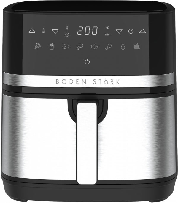 Air Fryer Digital Boden Stark 8L, Silver