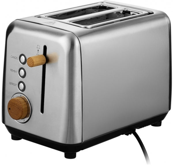 Boden Stark Anson Collection 2 Slice Stainless Steel Toaster