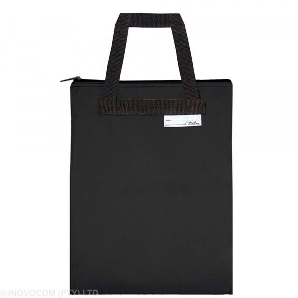 Bag Canvas Library Book A4, Black