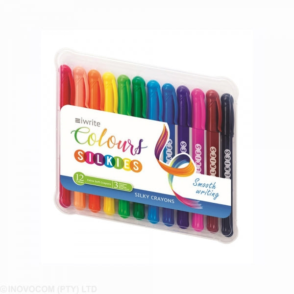 Wax Crayons Silkies Iwrite 12'S