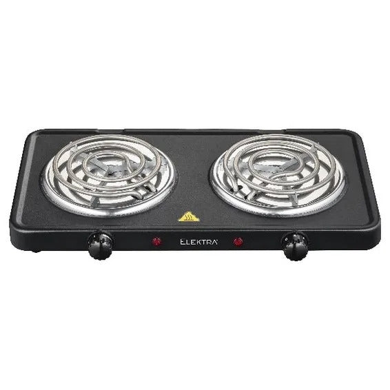 Hot Plate Elektra Double Spiral, Black