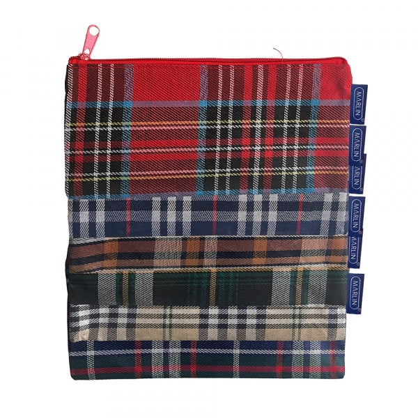 Pencil Bag Marlin Tartan 20Cm
