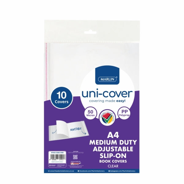 Book Covers Marlin A4 50Mic 10