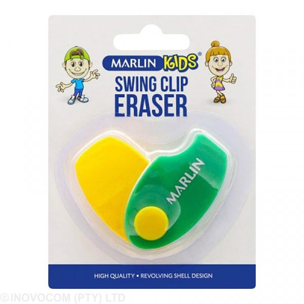 Marlin Kids Swing Clip Eraser