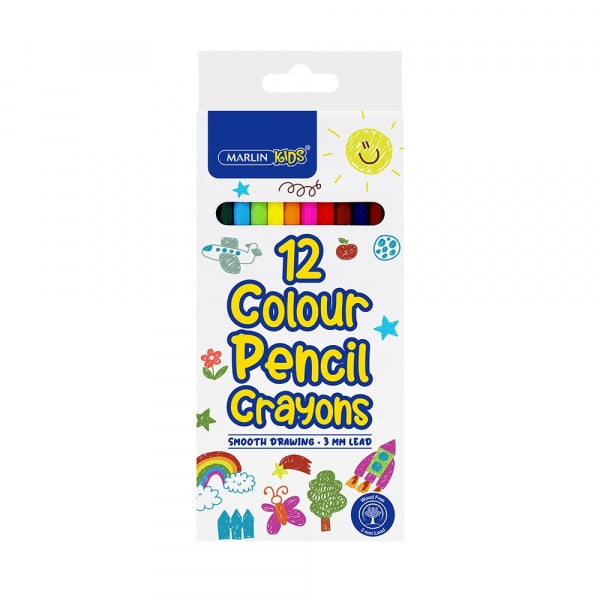 Colouring Pencils Marlin Kids Long 12