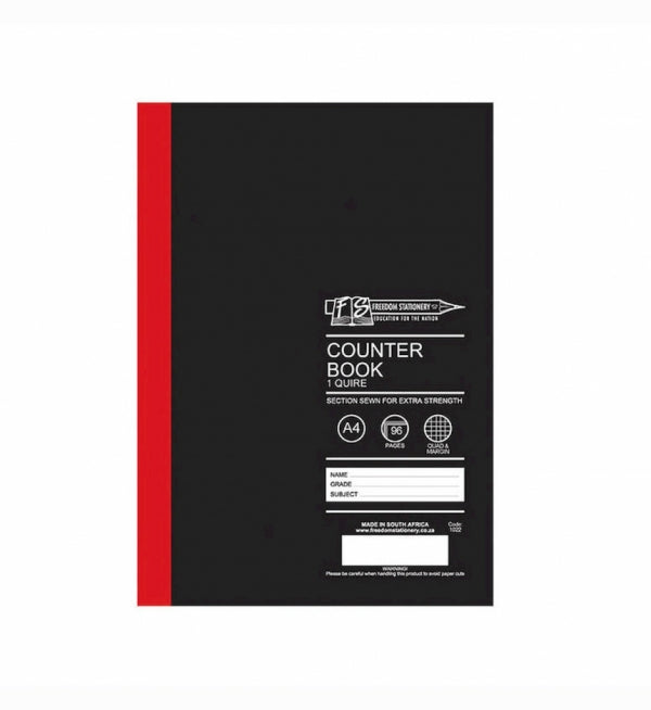 Book Counter A4 1 Quire 96 Pg Q/M