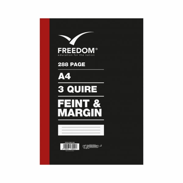 Book Counter Freedom A4 3 Quire 288 Pg F/M