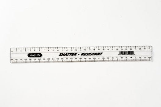 Ruler Edo 30Cm Clear Pack of 10