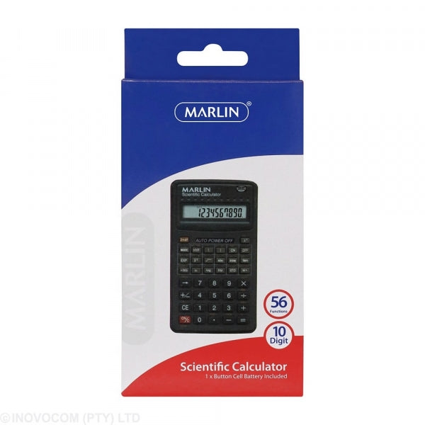 Calculator Scientific Marlin 10 Digits 56 Functions