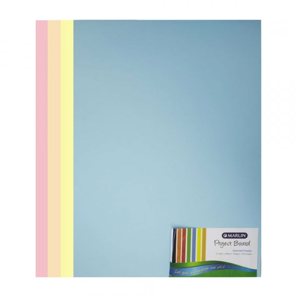 Board Project Marlin A1 160Gsm Pastel Asst