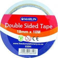 Tape Double Sided Marlin 18Mmx10m