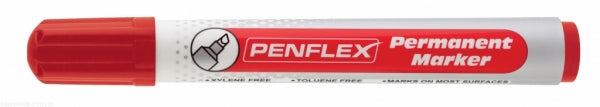 Marker Permanent Penflex Pm15 Chisel Point Red