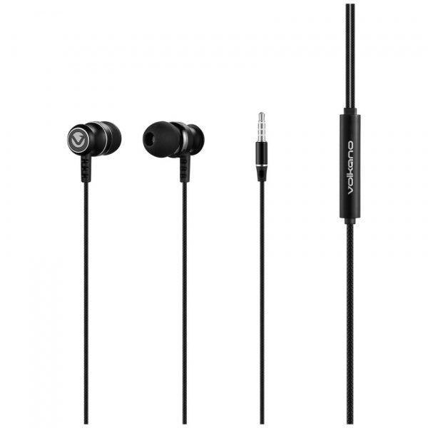 Earphones Volkano Stannic Series, Black