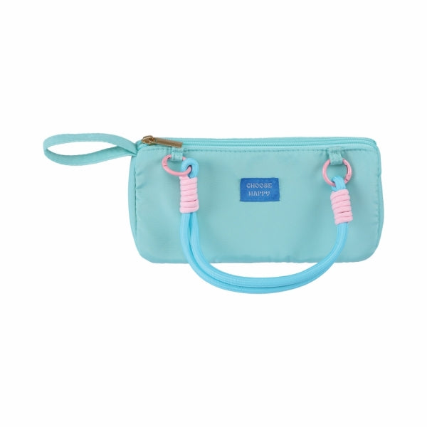 Pencil-Bag Hand Bag Style 20.5Cm Teal