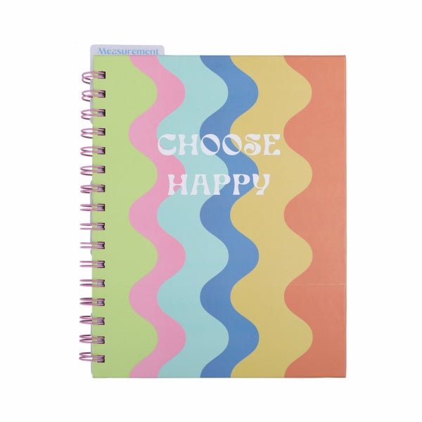 Notebook 166X215 Hard Cover 70Pg Side Spiral + Pp Ruler