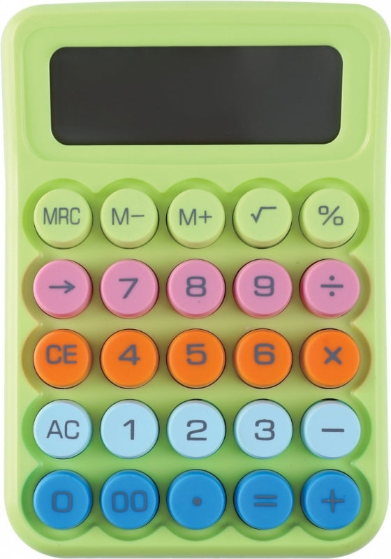 Calculator Desktop 12 Dig Multi Colour