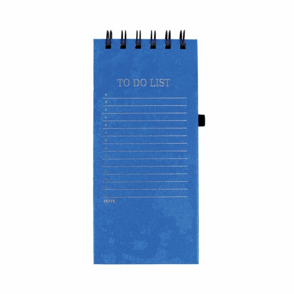 Notebook 84X187 80Pg Top Spiral to Do List (With Pen Holder)