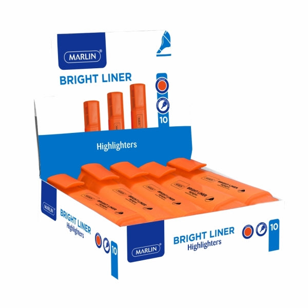 Highlighter Marlin Bright Liners Orange