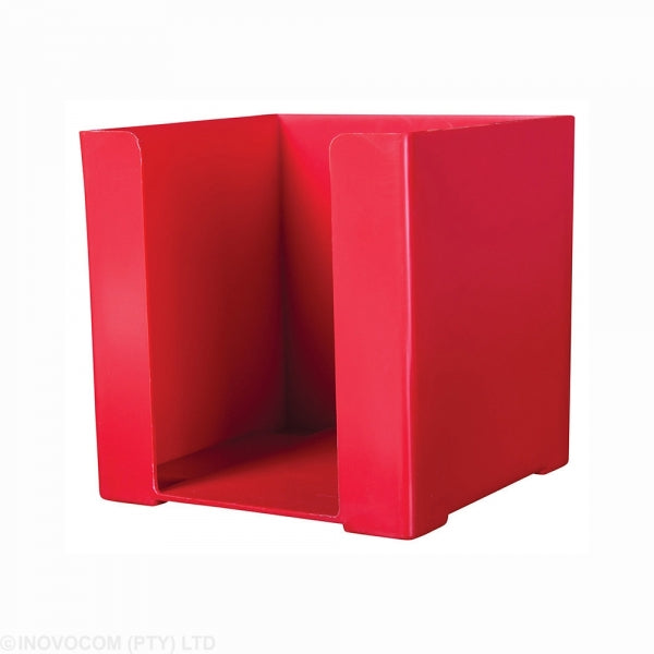 Cube Holder 100X100mm Plastic Red