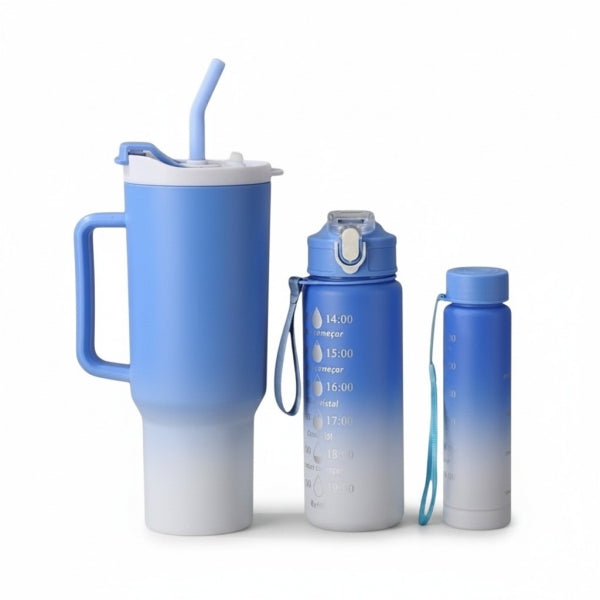 3 in 1 Plastic Gradient Cup Set