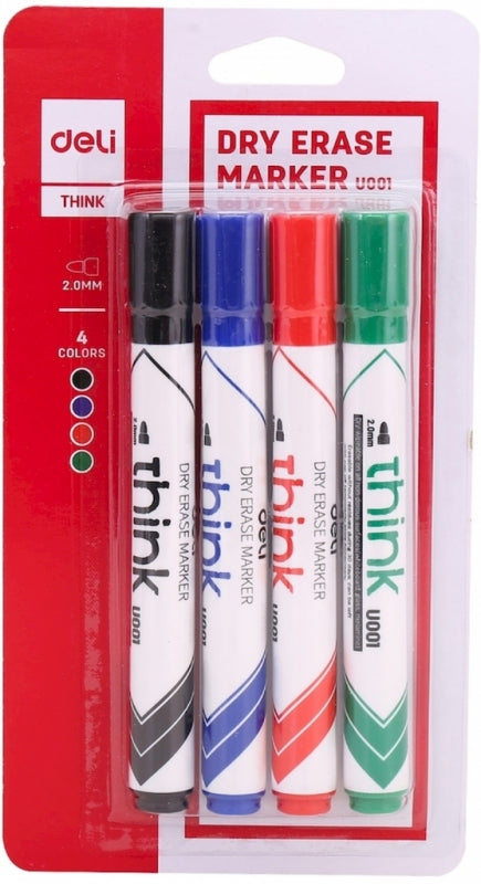 Marker Whiteboard Bulet Tip 2.0M 4Pcs