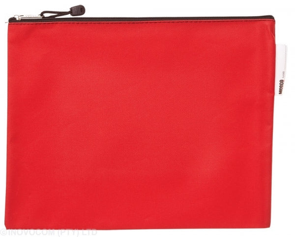 Book Bag Meeco A4 Nylon With Zip Red