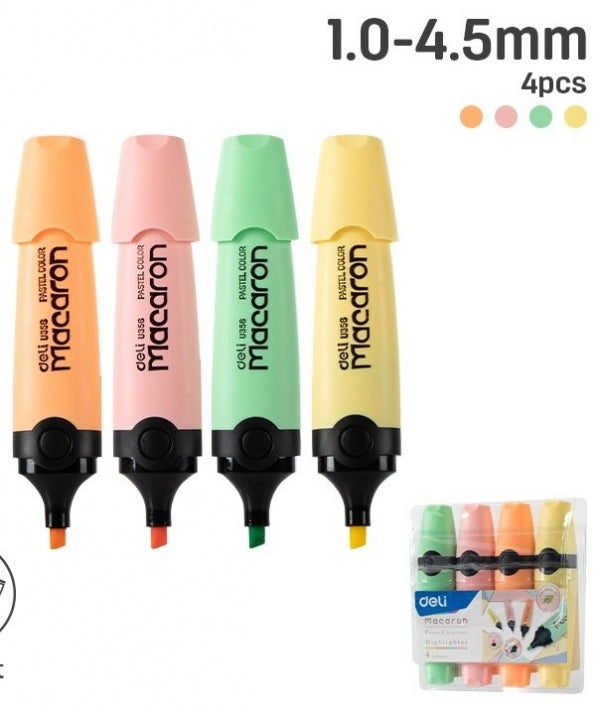 Highlighter Pastel Chisel Tip Wallet 4