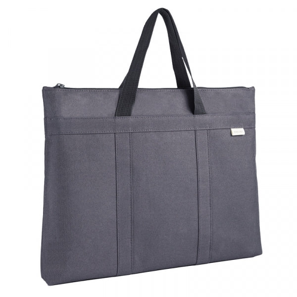 Briefcase Deli Canvas With Handle - Dark Grey