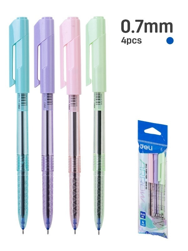 Pen Ballpoint Mini Tip 0.7Mm Blue Ink Asst