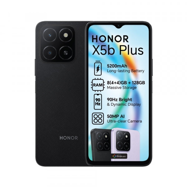 Honor X5b Plus 128Gb Ds Midnight Black