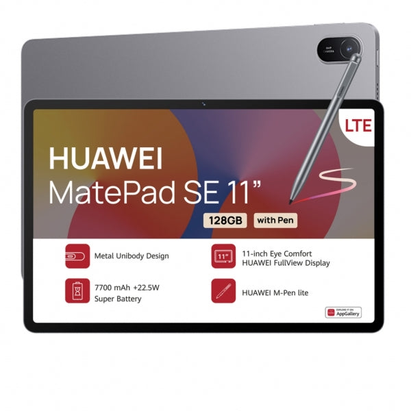 Huawei Matepad Se 11 128Gb Lte 4Gb With M-Pen Nebula Gray