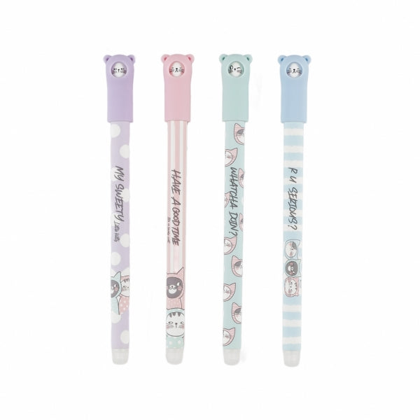 Pen Gel Erasable M&G Smc 0.5Mm Blue Pastel Assorted Colours