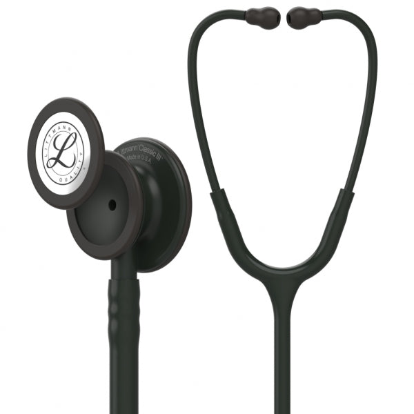 Stethoscope Littmann Classic Iii Black Tube Black Edition Chestpiece