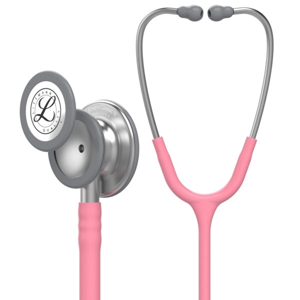 Stethoscope Littmann Classic Iii 27 Inch Standard Finish Chest Piece Pearl Pink