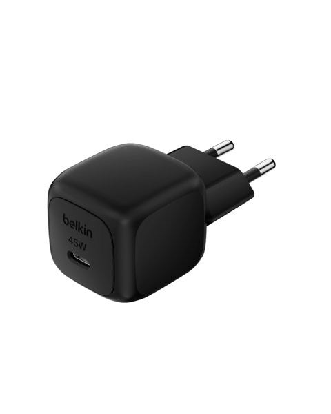 Single 45W Usb-C Charger - Belkin Boostcharge - Black (No Cable)(Wca013kqbk)