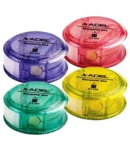 Sharpener Adel Plastic With Container 1 Hole 600