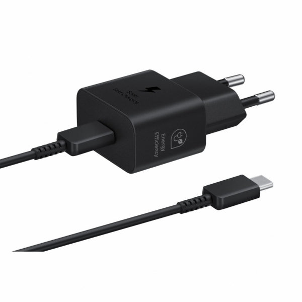 Adapter Samsung Gan Travel 25W W Cable, Black