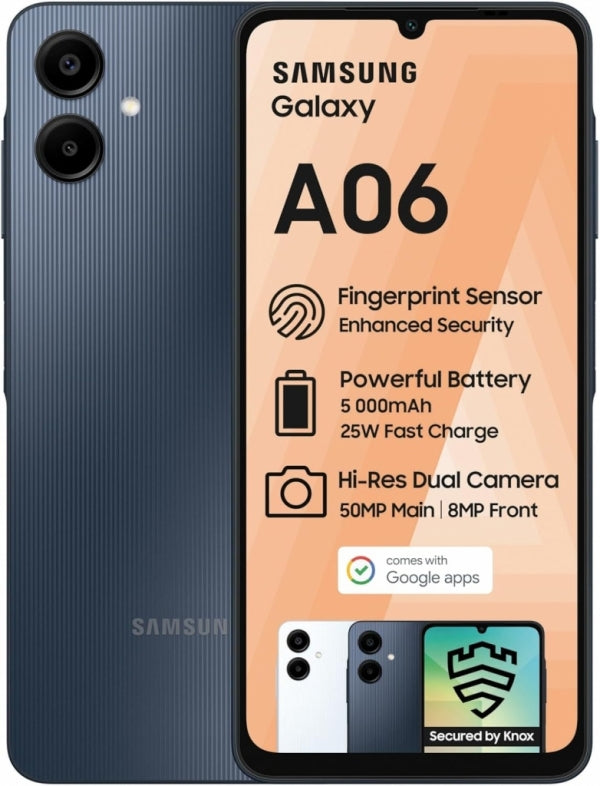Samsung Galaxy A06 64Gb Ds Black (No Ta)