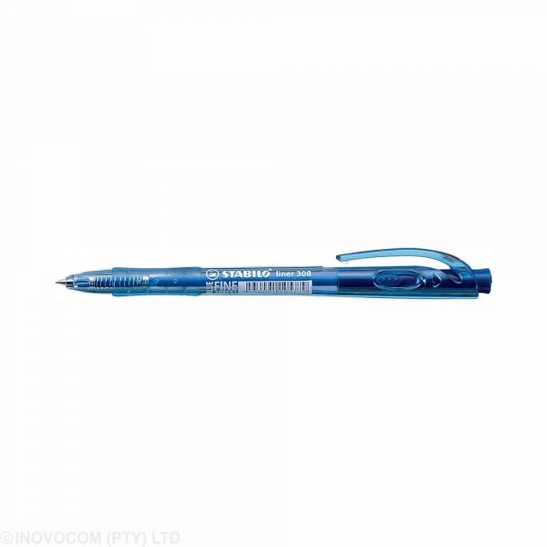 Pen Ballpoint Stabilo Liner Clic Blue