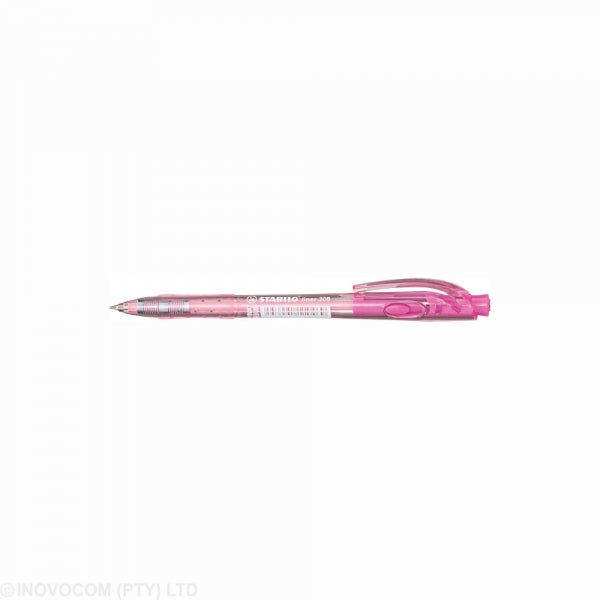 Pen Ballpoint Stabilo Liner Clic Pink