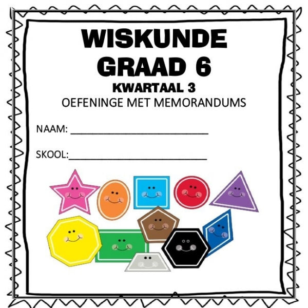 Wiskunde Siklus 3 Gr 6 (Met Antwoorde) (Colbrwiskgr6003)