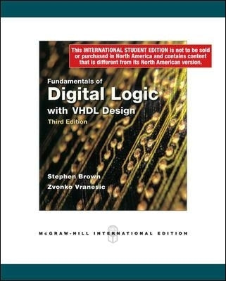 Fundamentals of Digital Logic With Vhdl Design