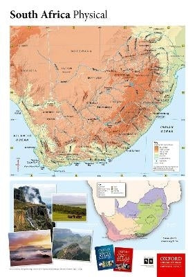 Oxford Wall Map SA Physical
