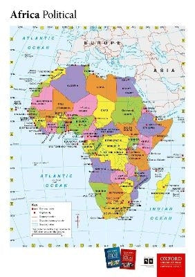Oxford Wall Map Africa Political