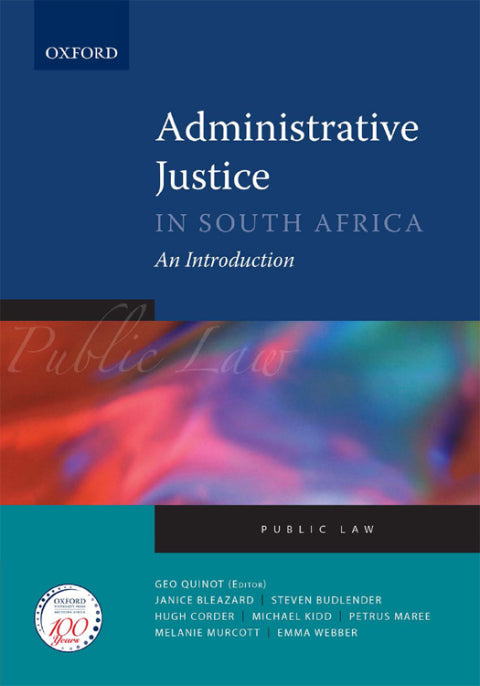 Administrative Justice in SA an Introduction