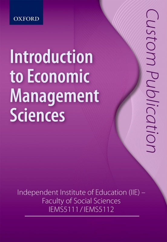 Introduction to Economic Management Sciences