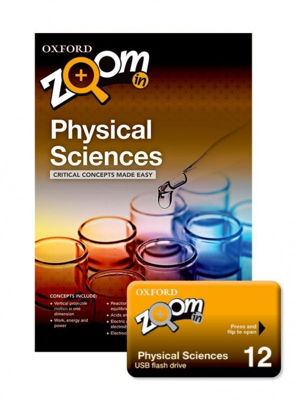 Zoom in Physical Sciences Gr 12 (Usb and Practice Book)
