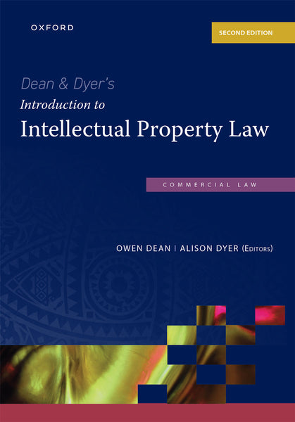Dean and Dyers Introduction to Intellectual Property Law in SA